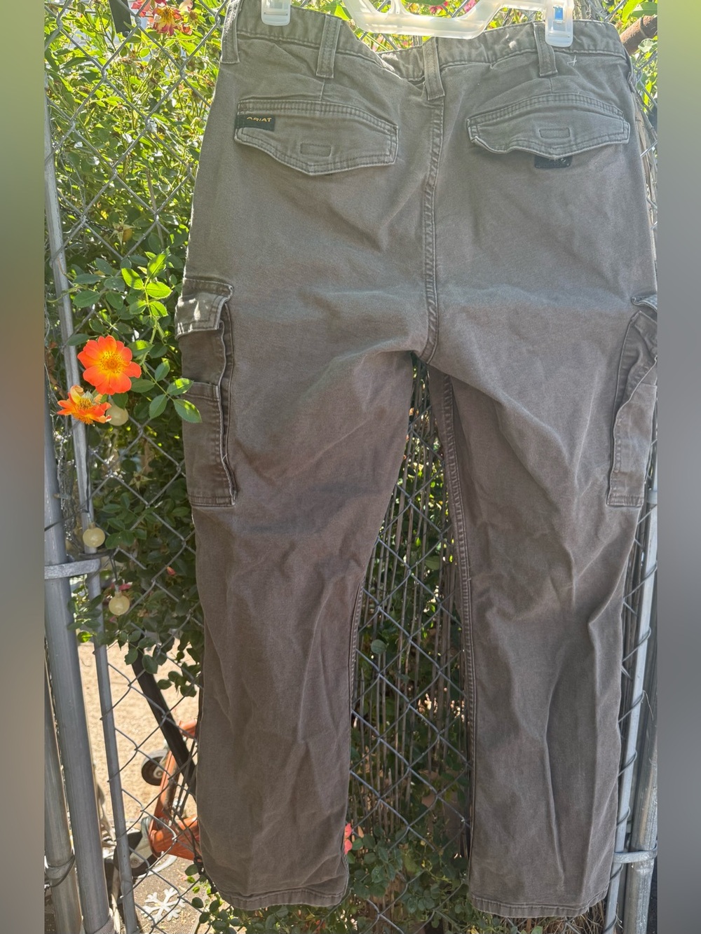 Ariat Rebar M4 Relaxed Straight Canvas Work Cargo Pants - 33x32 Mens - Picture 5 of 10